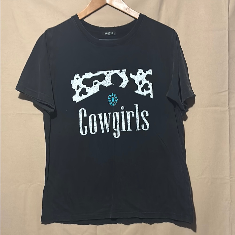 Black and White Cowgirls Short Sleeve Tee